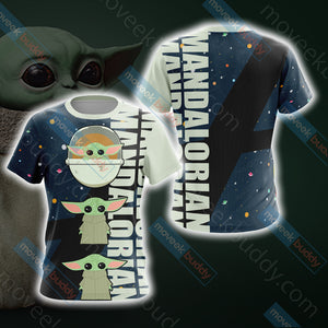 Star Wars - The Mandalorian The Child Cartoon Unisex 3D T-shirt US/EU S (ASIAN L)  