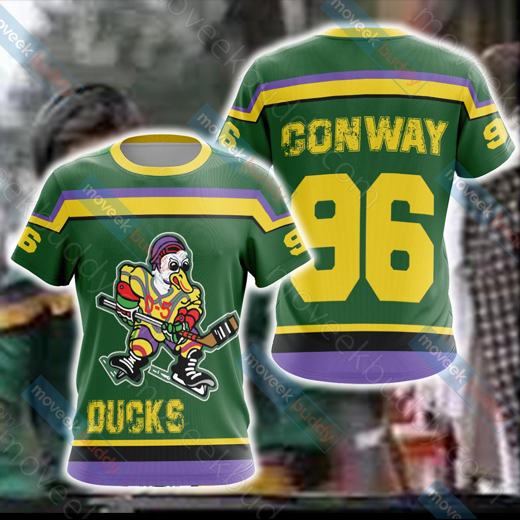 The Mighty Ducks Conway 96 Unisex 3D T-shirt   