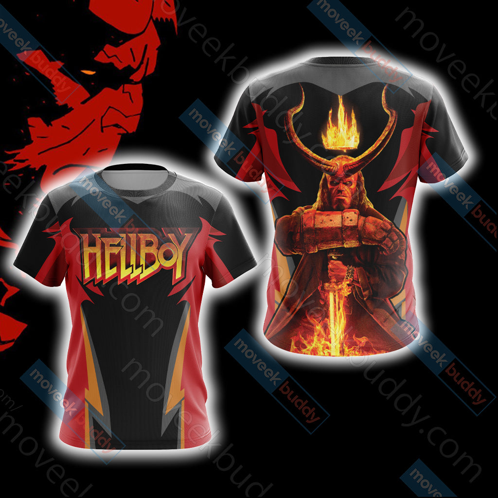 Hellboy Unisex 3D T-shirt   