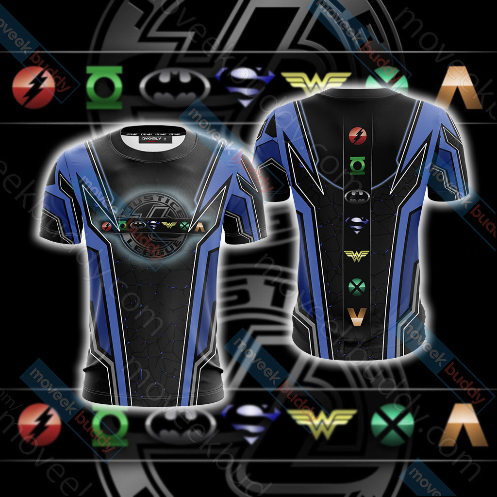 Justice League New Unisex 3D T-shirt   