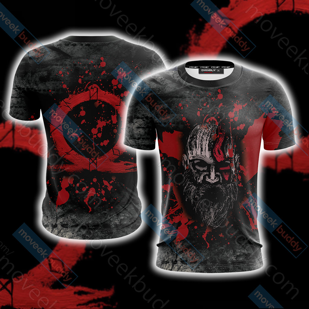 God Of War Unisex 3D T-shirt S  