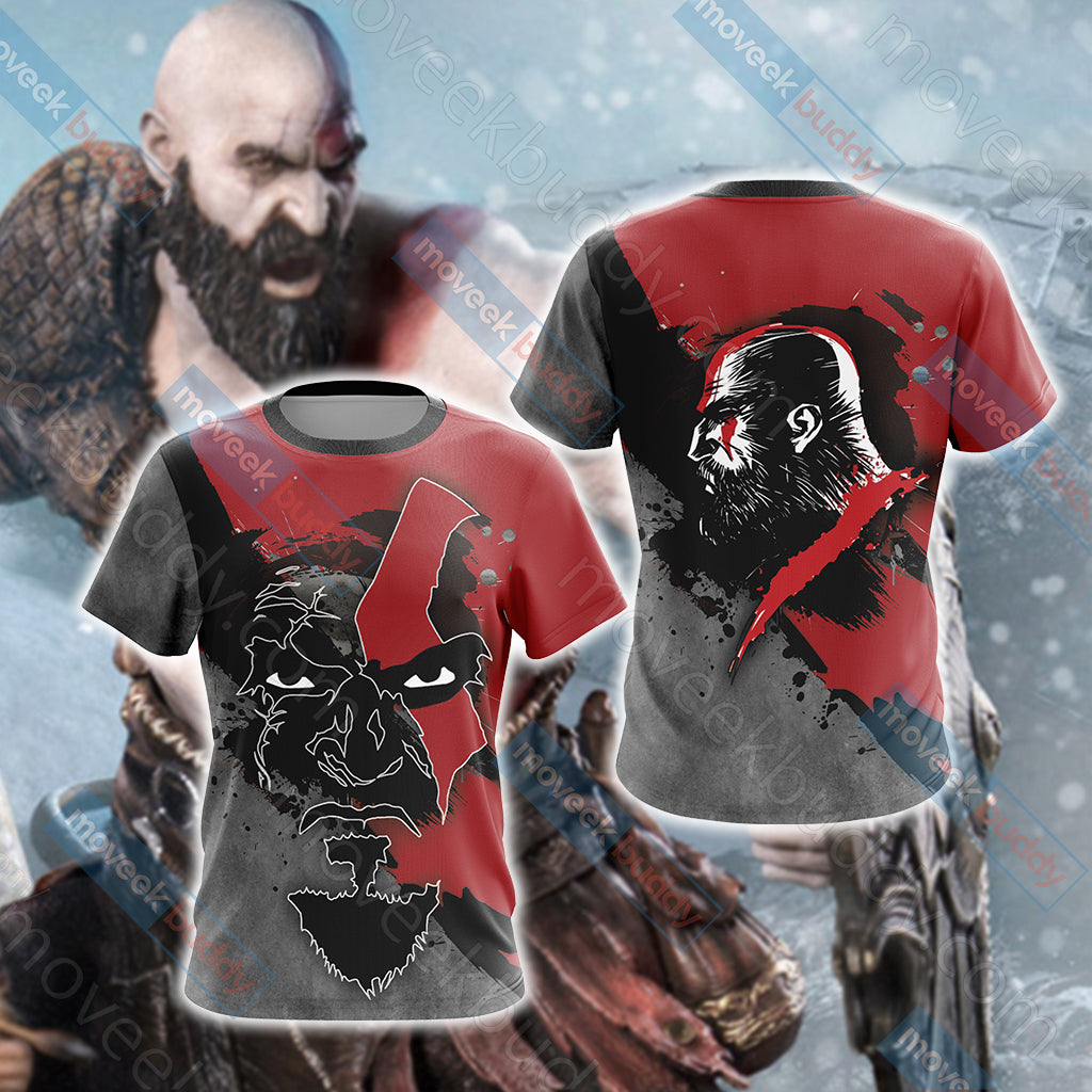 God Of War - Kratos New Version Unisex 3D T-shirt   