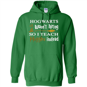 I Teach Muggles Instead T-shirt Irish Green S 