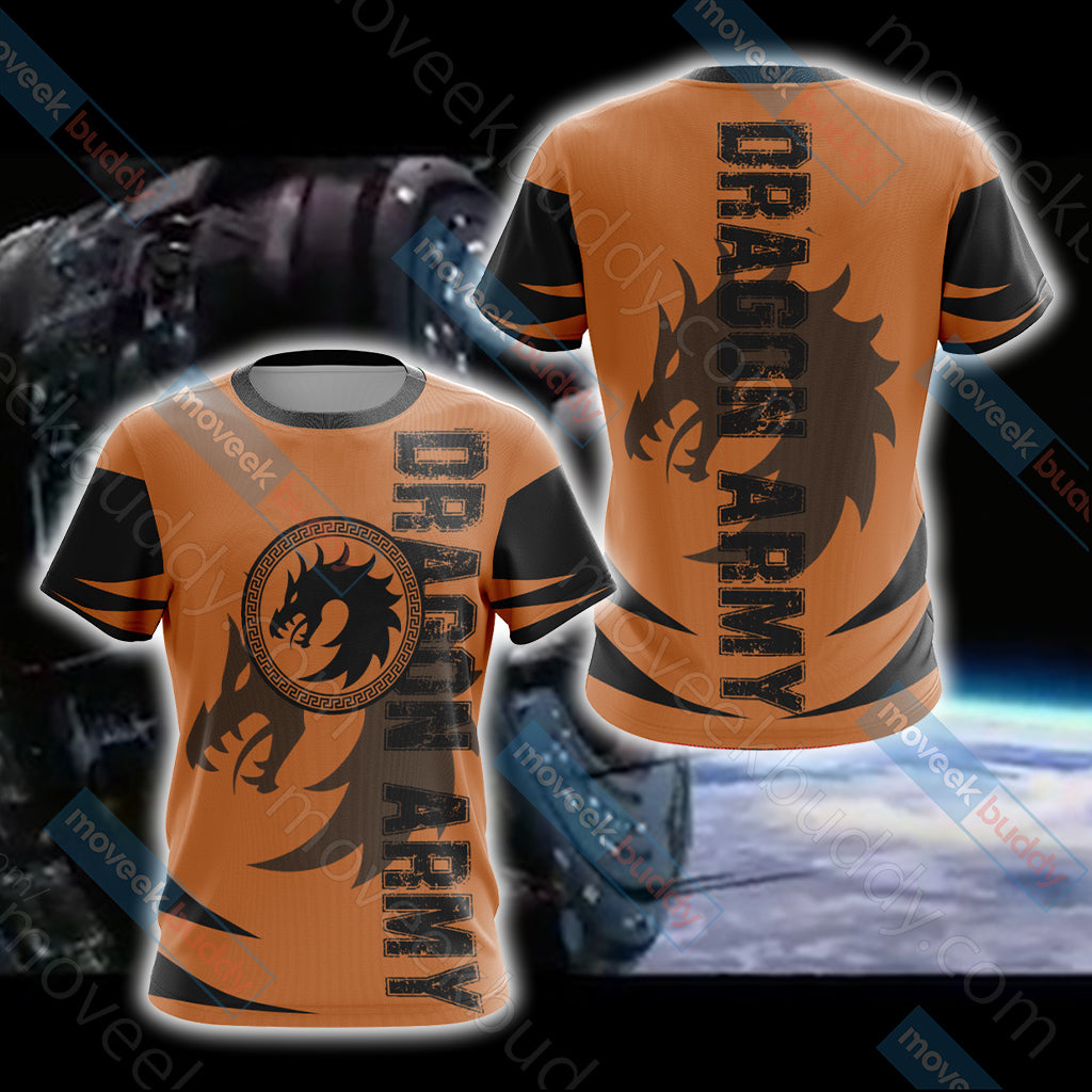 Ender's Game - Battle School Army - Dragon Army Unisex 3D T-shirt   