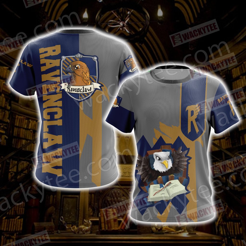 Harry Potter - Ravenclaw House New Wackystyle Unisex 3D T-shirt   