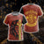 Harry Potter - Gryffindor House Quidditch Unisex 3D T-shirt   