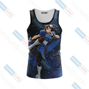 Street Fighter - Chun Li Unisex 3D T-shirt   