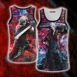 Devil May Cry - Dante Unisex 3D T-shirt Tank Top S 