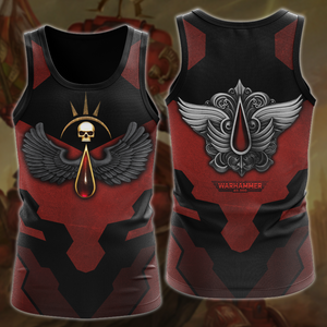 Warhammer 40K Blood Angels Video Game All-Over T-shirt Hoodie Tank Top Hawaiian Shirt Beach Shorts Joggers Tank Top S 