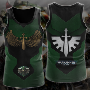 Warhammer 40K Dark Angels Video Game All-Over T-shirt Hoodie Tank Top Hawaiian Shirt Beach Shorts Joggers Tank Top S 