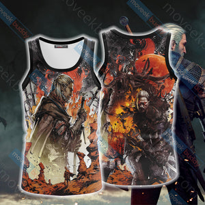 The Witcher New Version Unisex 3D T-shirt Tank Top S 