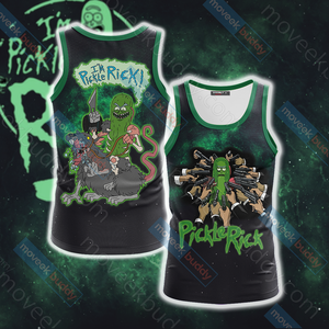 Rick and Morty New Unisex 3D T-shirt Tank Top S 