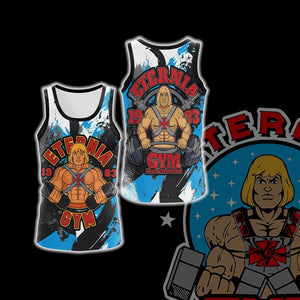 He Man Eternia Gym Unisex 3D T-shirt Tank Top S 