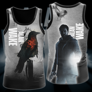 Alan Wake Video Game All Over Printed T-shirt Tank Top Zip Hoodie Pullover Hoodie Hawaiian Shirt Beach Shorts Joggers Tank Top S 