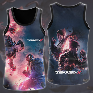 Tekken 8 Video Game All Over Printed T-shirt Tank Top Zip Hoodie Pullover Hoodie Hawaiian Shirt Beach Shorts Joggers Tank Top S 