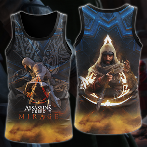 Assassin's Creed Mirage Video Game All Over Printed T-shirt Tank Top Zip Hoodie Pullover Hoodie Hawaiian Shirt Beach Shorts Joggers Tank Top S 