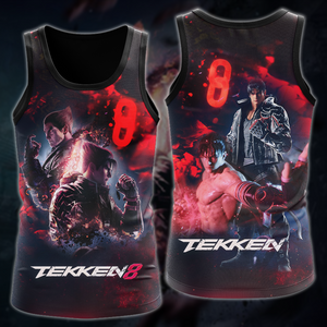 Tekken 8 Video Game 3D All Over Printed T-shirt Tank Top Zip Hoodie Pullover Hoodie Hawaiian Shirt Beach Shorts Jogger Tank Top S 