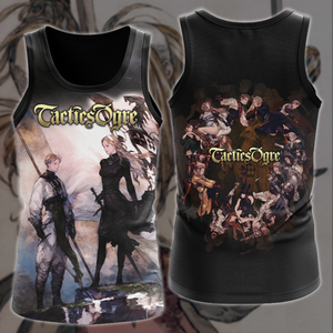 Tactics Ogre Video Game 3D All Over Printed T-shirt Tank Top Zip Hoodie Pullover Hoodie Hawaiian Shirt Beach Shorts Joggers Tank Top S 