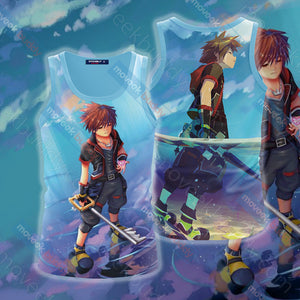 Kingdom Hearts - Sora Unisex 3D T-shirt Tank Top S 