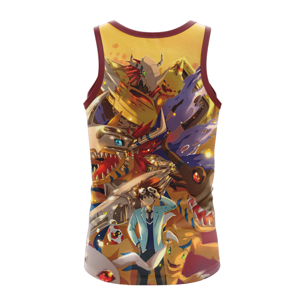 Digimon Greymon And Yagami Taichi New Unisex 3D T-shirt   