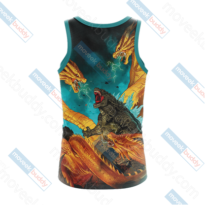 Godzilla King Of The Monsters New Look Unisex 3D T-shirt   