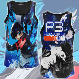 Persona 3 Reload Video Game All Over Printed T-shirt Tank Top Zip Hoodie Pullover Hoodie Hawaiian Shirt Beach Shorts Joggers Tank Top S 