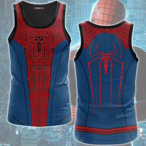 Spider-Man 2 Amazing Suit (Amazing Spider-Man 1 Suit) Cosplay Video Game All Over Printed T-shirt Tank Top Zip Hoodie Pullover Hoodie Hawaiian Shirt Beach Shorts Joggers Tank Top S 