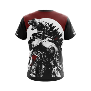 Godzilla New Unisex 3D T-shirt   