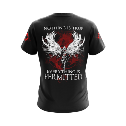 Assassin's Creed Nothing Is True Everything Is Permitted Unisex 3D T-shirt Zip Hoodie   