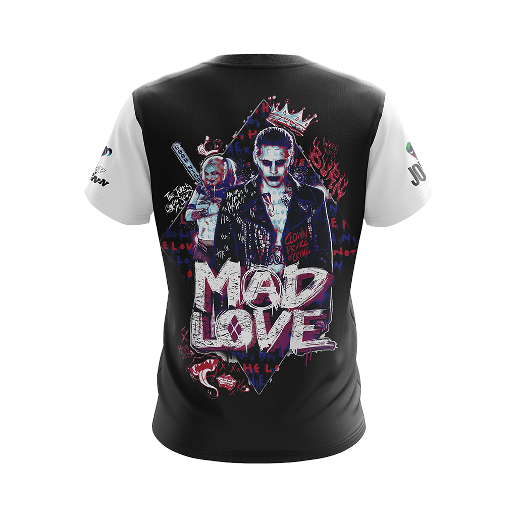 Suicide Squad Harley Quinn And Joker Unisex 3D T-shirt   