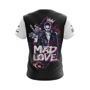 Suicide Squad Harley Quinn And Joker Unisex 3D T-shirt   