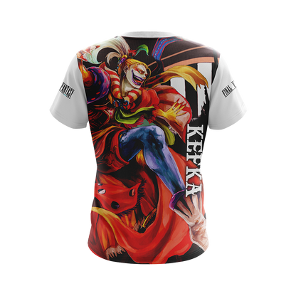 Final Fantasy Kefka Clown Unisex 3D T-shirt   