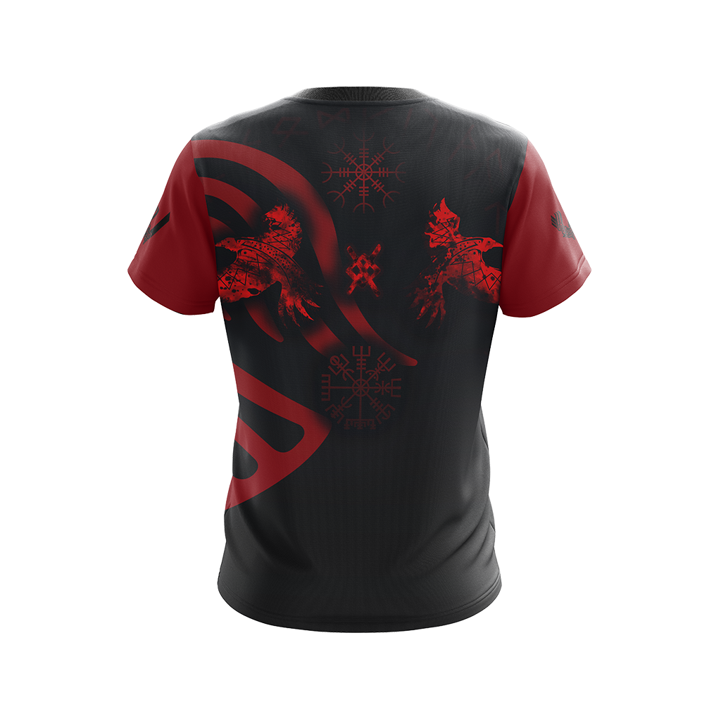 Vikings - Ravens Unisex 3D T-shirt   
