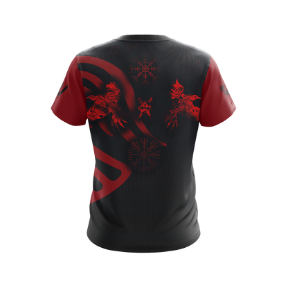 Vikings - Ravens Unisex 3D T-shirt   