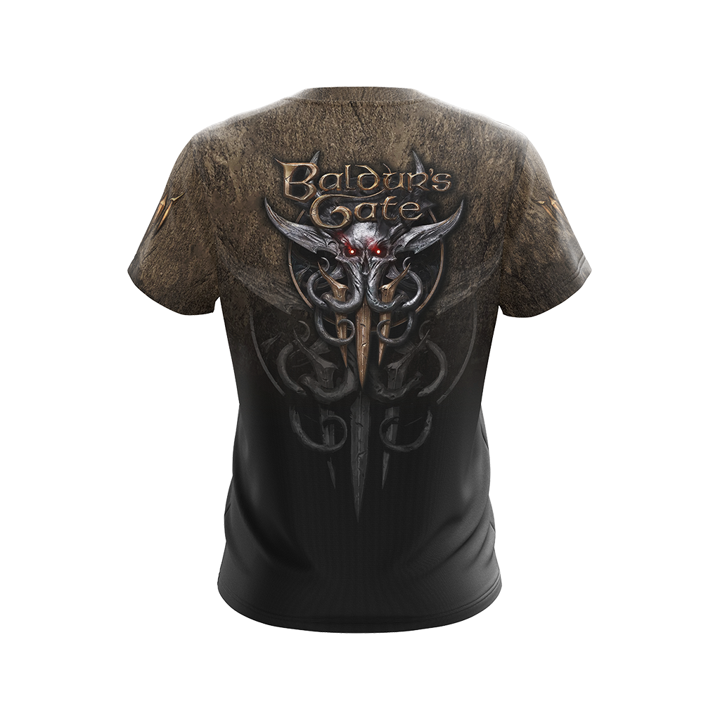 Baldur's Gate 3 Symbol Unisex 3D T-shirt Zip Hoodie   