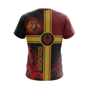 Warcraft Crest Of Sin'Dorei Style Unisex 3D T-shirt   