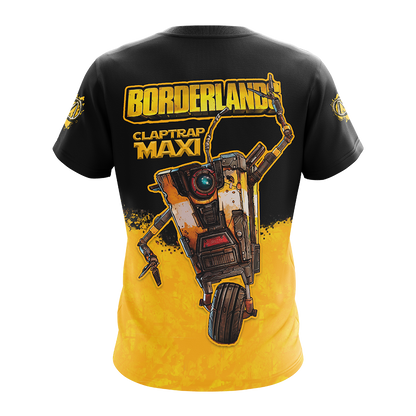 Borderlands 3 Claptrap Maxi Unisex 3D T-shirt   