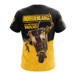 Borderlands 3 Claptrap Maxi Unisex 3D T-shirt   