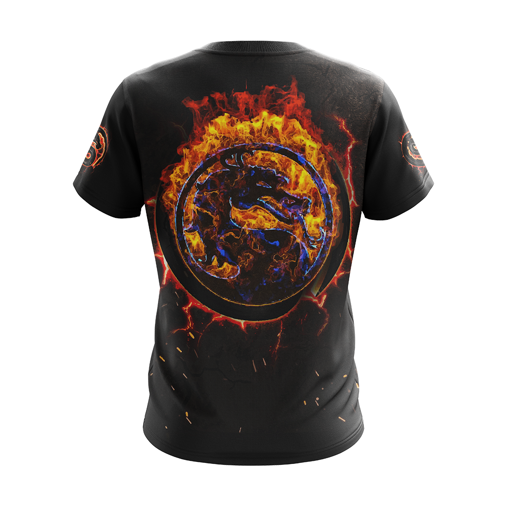 Mortal Kombat symbol Unisex 3D T-shirt   