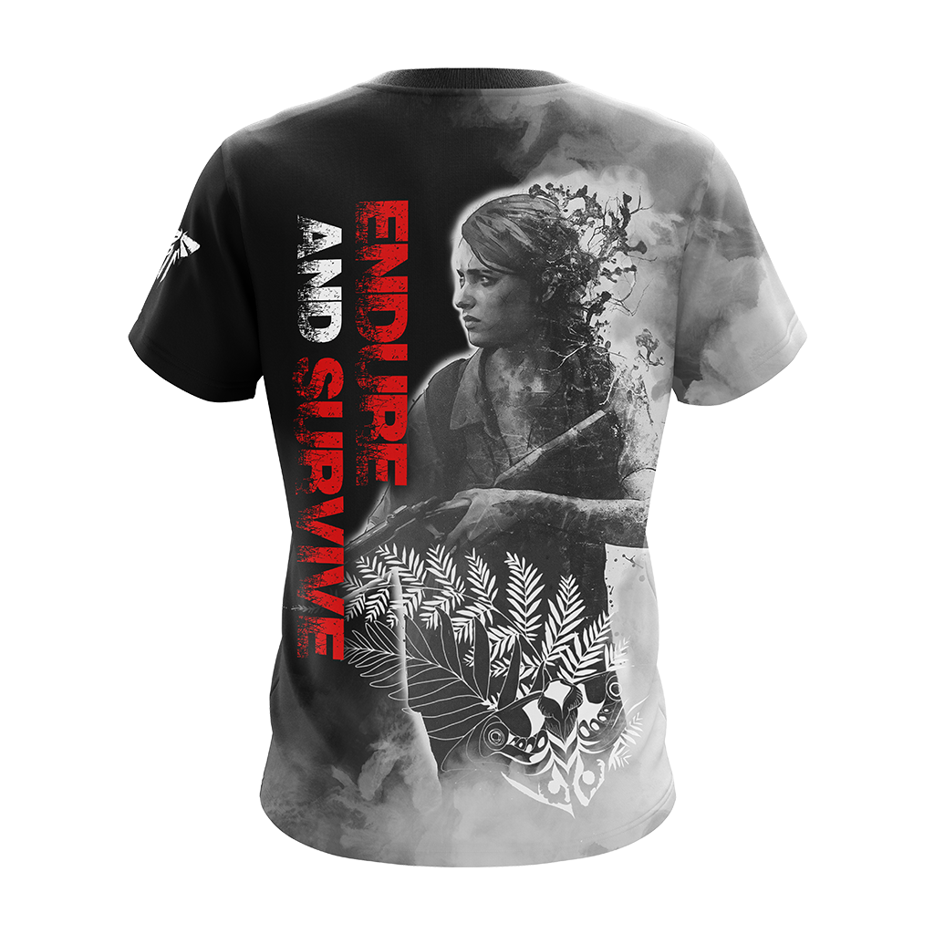 The Last Of Us  - To The Edge Of The Universe And Back. Endure And Survive Unisex 3D T-shirt Zip Hoodie   