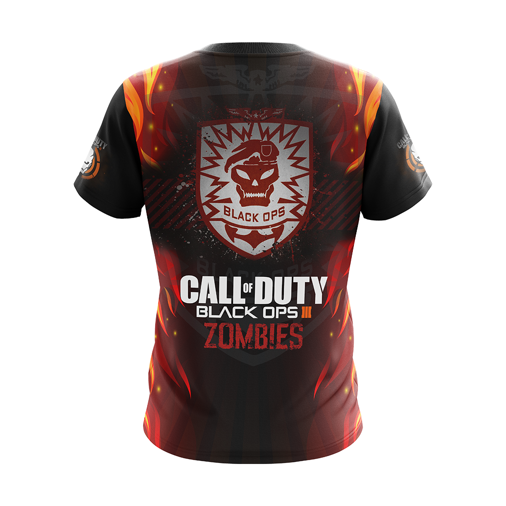 Call of Duty: Black Ops Zombies Unisex 3D T-shirt   