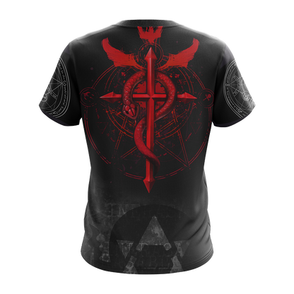 Fullmetal Alchemist symbols Unisex 3D T-shirt   
