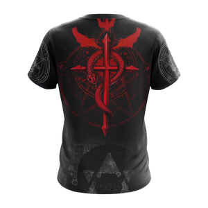 Fullmetal Alchemist symbols Unisex 3D T-shirt   