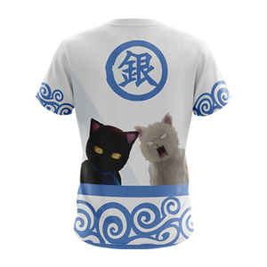 Gintama Cats Unisex 3D T-shirt   