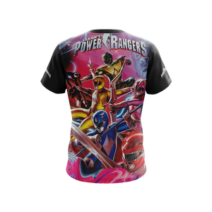 Mighty Morphin Power Rangers Unisex 3D T-shirt   