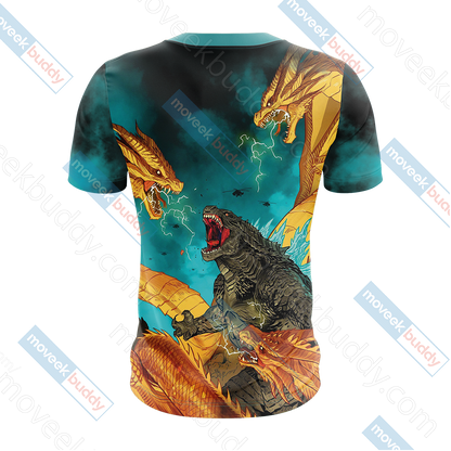 Godzilla King Of The Monsters New Look Unisex 3D T-shirt   