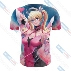 Overwatch Pink Mercy Unisex 3D T-shirt   