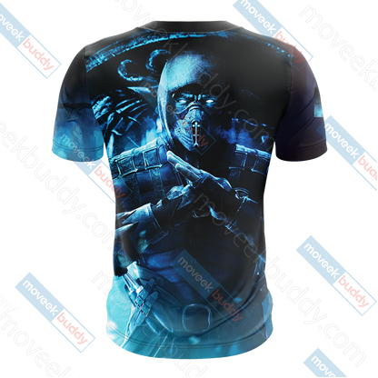 Mortal Kombat Subzero New Unisex 3D T-shirt   