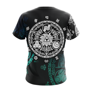The Legend of Zelda - The Gate Of Time Symbol Unisex 3D T-shirt   