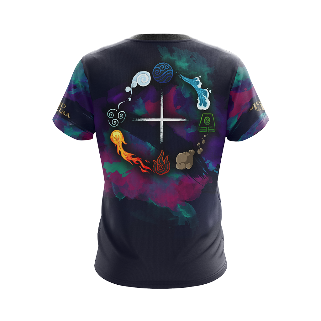 Legend of Korra - Four Elements Unisex 3D T-shirt   
